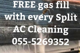  ac repair clean fixing in dubai handyman gas duct